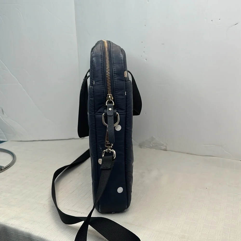 Kate Spade Celebration Dot 15 Inch Laptop Commuter Bag- Rich Navy